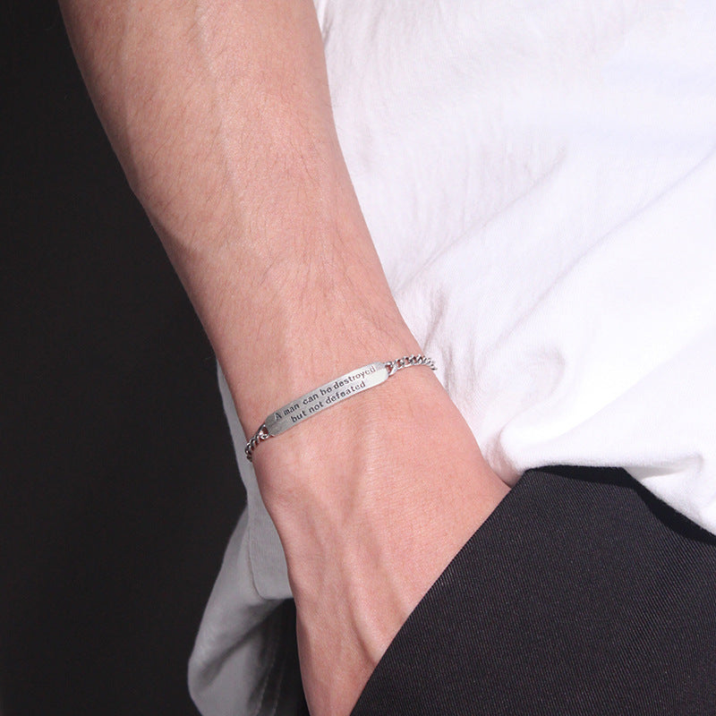 Men's Vintage Thai Silver Elegance Bracelet