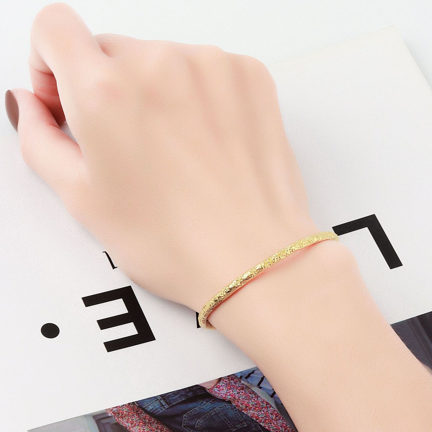 Ladies' Elegant Crown Cuff Bracelet