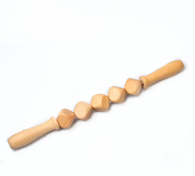 Birch Wood Body Massage Roller Kit.