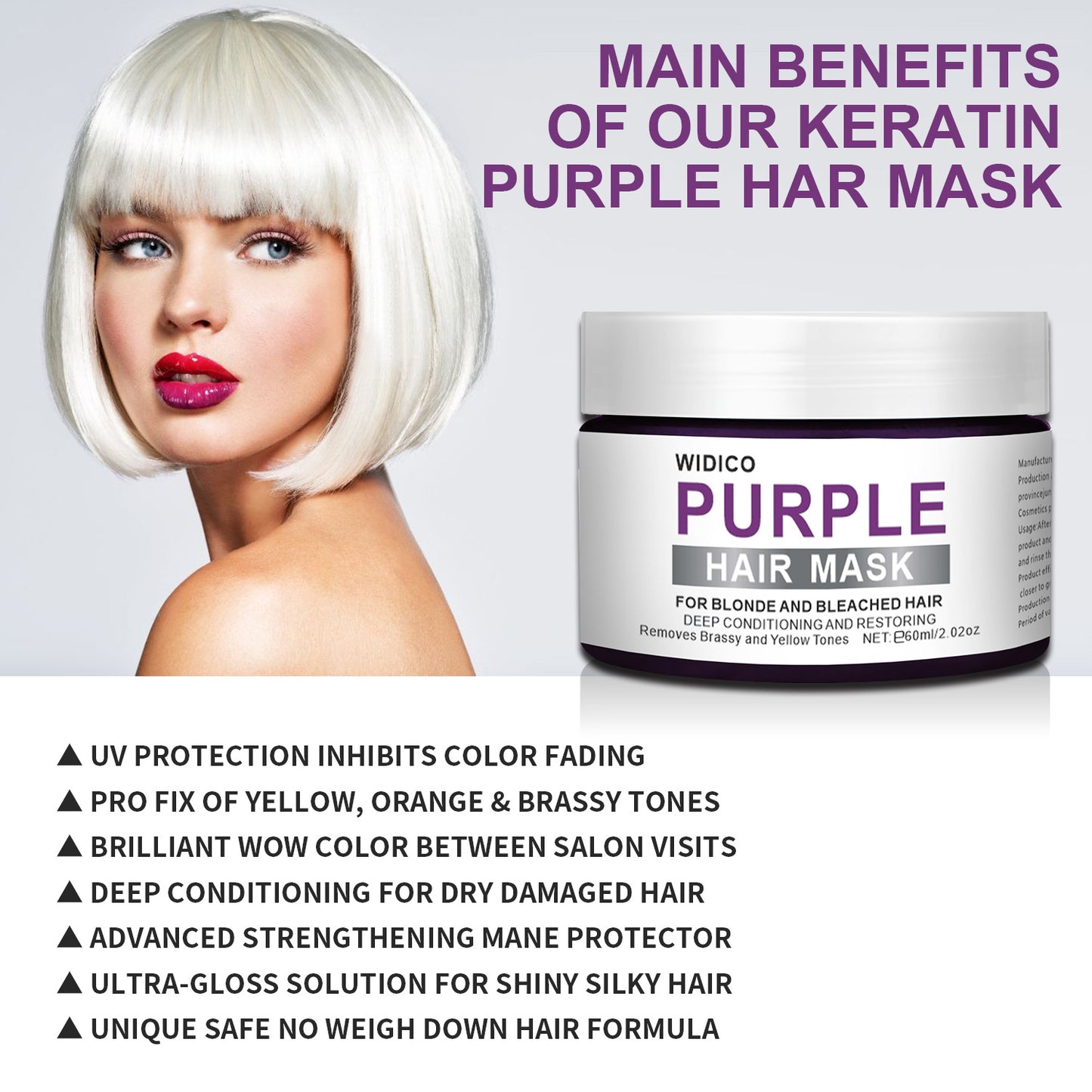 Radiant Hair Purple Toning Shampoo