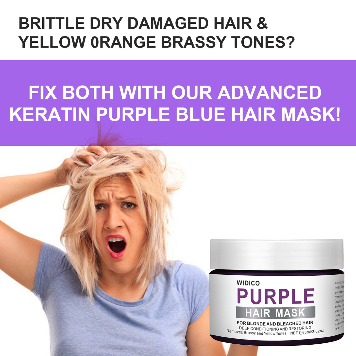 Radiant Hair Purple Toning Shampoo
