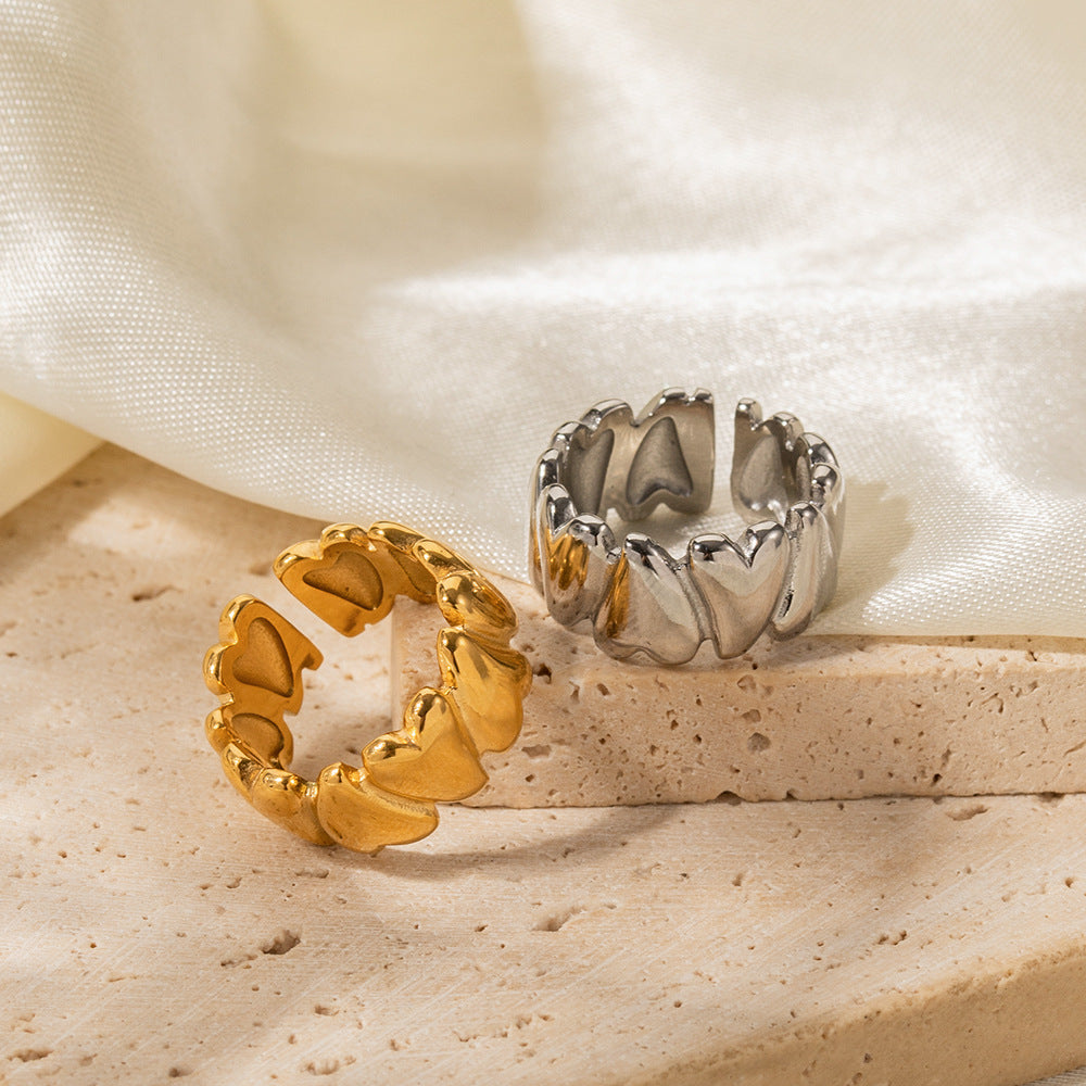 Elena Contemporary Gold Ring