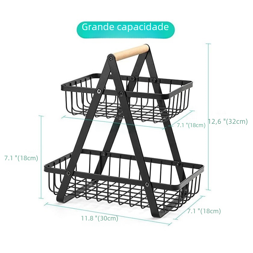 Scandinavian Iron Storage Basket