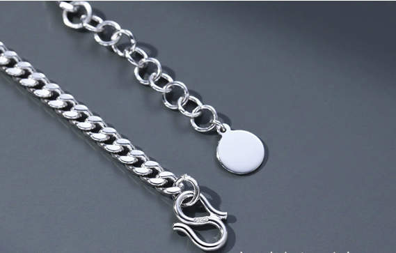 Men's Vintage Thai Silver Elegance Bracelet